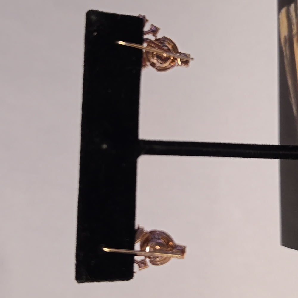 SOLD. Kate Spade Garden Garland Rose Gold Earrings - Picture 5 of 9